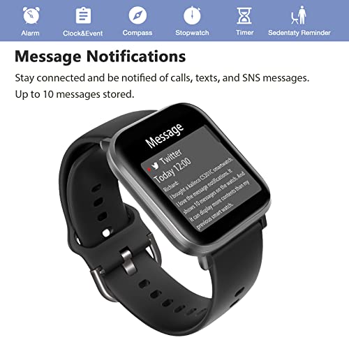 ▷ Reloj inteligente para teléfonos Android iOS, KALINCO Reloj de n