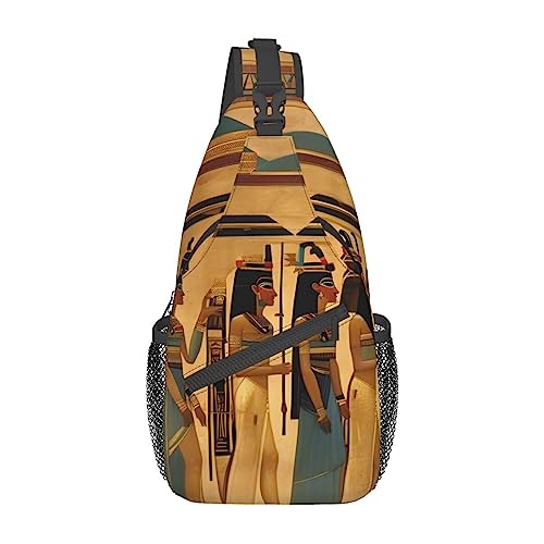 Sac à dos sling homme femme Égypte ancienne poitrine crossbody