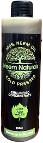 Cold Pressed Neem Oil Emulsified Concentrate - 250ml (Makes 50L)