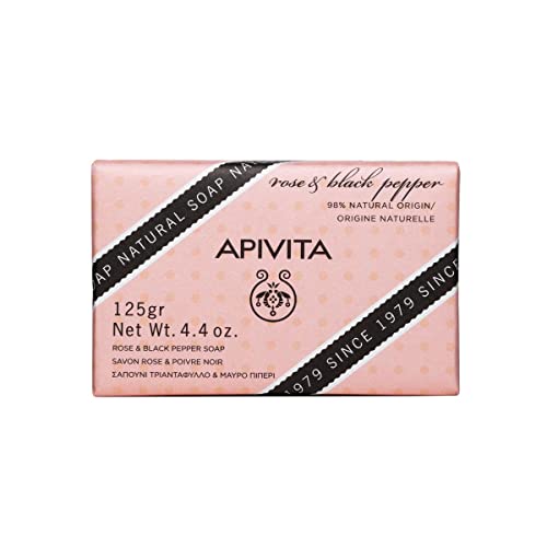 Rose & Black Pepper Soap With Exfoliating Properties Cura della persona e salute