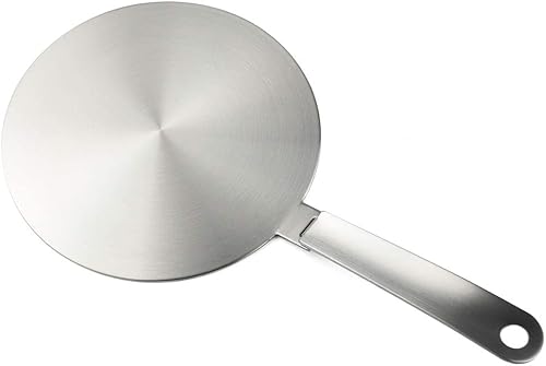 Miniatura 6 de RUNZI Difusor de calor de 9.45 pulgadas Placa difusora de inducción de acero inoxidable para estufa de gas eléctrica Difusor de calor de inducción