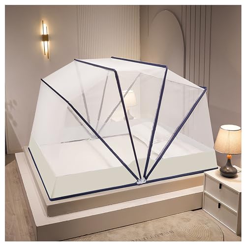 Pycjnfc Mosquitera Para Cama Con Dosel, Mosquitera Plegable Para Cama, Mosquitera Port�til, Mosquitera Para Cama, Tama�o J, Tama�o King