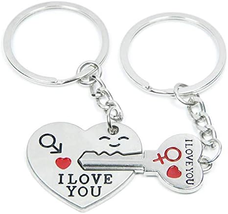 PPpanda Couple Keychains Set Love Key To My Heart Cute India | Ubuy