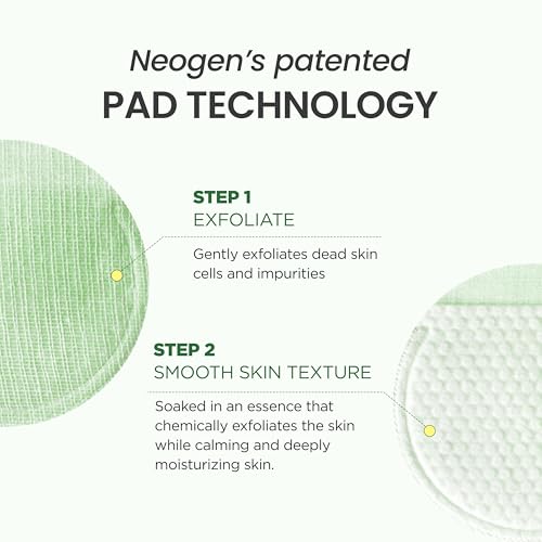 DERMALOGY by NEOGENLAB Bio-Peel Gauze Peeling Pads (Green Tea, 30 pads) - Exfoliating & Hydrating & Soothing Peeling Pad with PHA & Green Tea & Centella Asiatica - Korean Skin Care - Thumbnail 5