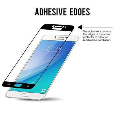 Image of Screen Protector for Samsung Galaxy Grand Prime | (G530) -Black Tempered Glass Edge-to-Edge 6D Screen Guard With Installation Kit