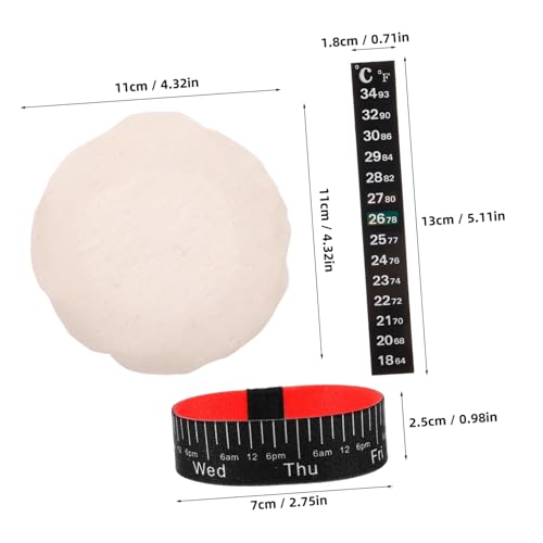 Élastique avec indicateur de date pour bocal de levain de cuisson