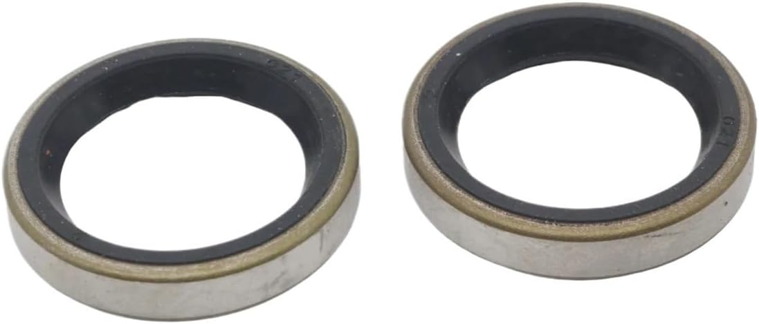 2 Pieces Oil Seal 303804 Compatible 3.8L 2.5L 3.0L 4.3L 5.0L 5.7L 8.2L V6 V8 Engine 321467 86060 18-2060 Marine