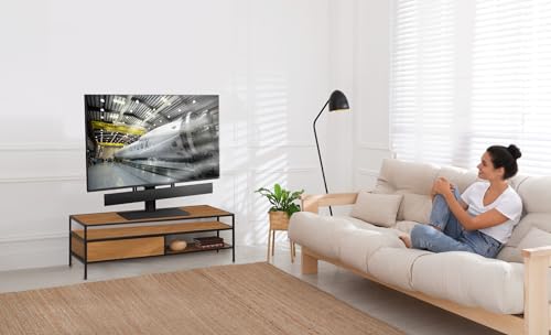 Kanto SB200 Premium Universal Sound Bar TV and Wall Mount | Black