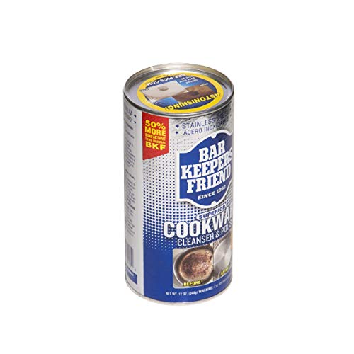 Bar Keepers Friend Cookware Cleanser, 12-Ounce (Pack Of 4)'] #TOP2