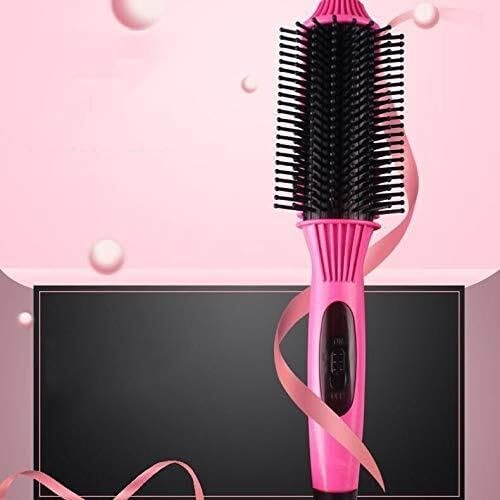 Peine eléctrico para cabello WJREGG, peine alisador anti-quemaduras, peine alisador caliente, alisador de cabello con peine miniatura 3