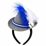 Oktoberfest Seppelhut Haarreif, Tirolerhut, Mini Seppelhut Haarschmuck
