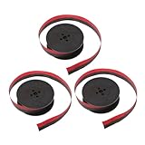 VILLCASE 3rollen Schreibmaschinenband aus Nylon Farbbandspule für Mechanische Schreibmaschinen Kompatibel für Klare Ausdrucke und Einfache Wartung