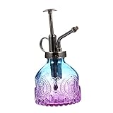 Pot d'arrosage en verre - avec une conception de pompe, vous pouvez l'utiliser facilement, sans effort, pratique et confortable pour l'arrosage. plante vintage