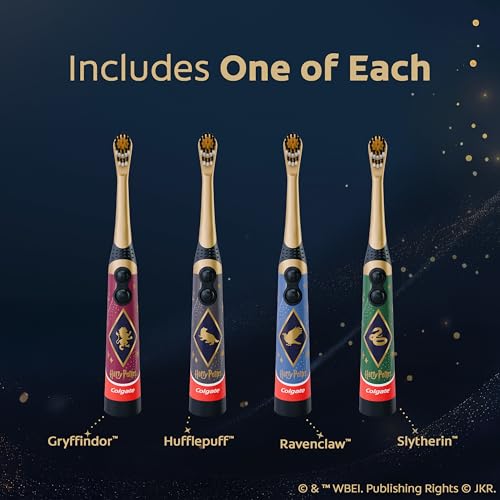 Colgate Kids Harry Potter Battery Electric Toothbrush, Extra Soft, 4 Pack - image 3