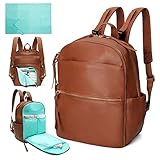 【Große Kapazität】 Es gibt dieser Baby Rucksack 18 Taschen, um alle Baby Erstausstattung Ihres Babys besser zu organisieren. Große Haupttasche: 1 Anti-Diebstahl-Tasche, 1 große Reißverschlusstasche, 2 isolierte Taschen für Baby Flaschen, 1 Nass-Trocken Tasche für schmutzige oder nasse Kleidung. Große Vordertasche: 1 Netztasche, 2 elastische Taschen.7 Außentaschen: 1 große Vordertasche mit Reißverschluss für Baby Equipment.1 Reißverschlusstasche vorne und 2 isolierte Taschen. 2 isolierte Seitentaschen flaschenhalter baby können die Babyflaschen oder Regenschirm aufbewahren. Ein Gesäßtasche schneller und einfacher Zugriff auf alle Utensilien.