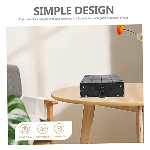 Boîtes de rangement bijoux de bureau et boîte keepsake à couvercle - 2