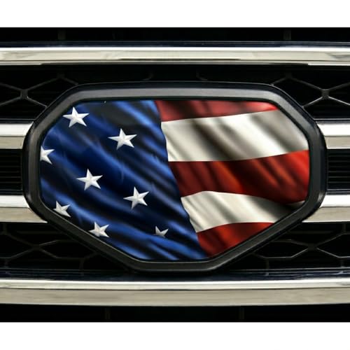 Image of Mossy Oak Graphics 300005 Patriotic American Flag Auto Emblem Skin for Truck or Car