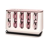 Remington Bigodini Riscaldabili PROLux - Tecnologia OPTIheat per risultati duraturi - 20 Bigodini in Velluto Design innovativo della clip, due misure: 25 mm, 32 mm, rosa/nero, H9100