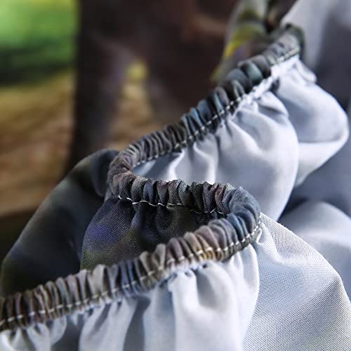 Dinosaur Fitted Sheets Twin Set Cute Dinosaur Fitted Bed Sheet Set For Girls Soft Breathable Twin Sheets For Girls Teens With 1 Fitted Sheet 1 Pillowcases(Twin, Brown) #TOP5