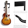 1 Guitar Hook - Musical Note Guitar Wall Mount Solid Wood Wall Hanging Musical Note Shape Multifunctional Wall Rack Guitar Bass Violin Erhu Hulusi Universal Display Rack