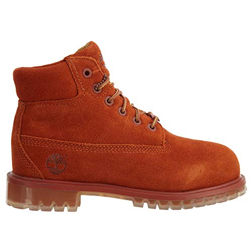 Image of Timberland 6 Inch Premium Waterproof Little Kid's Boots Rust tb0a1ai2 (2.5 M US)