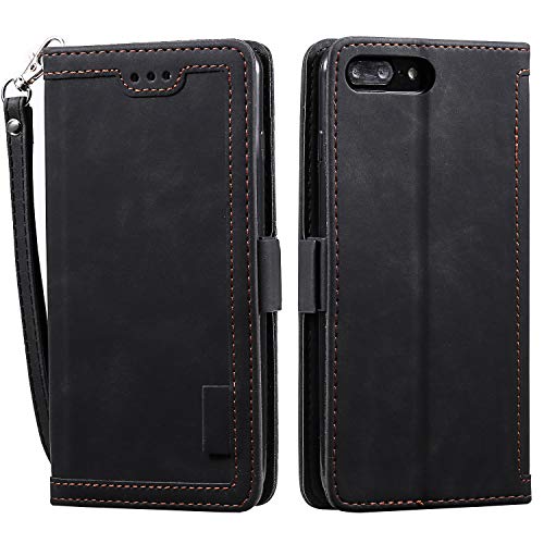 ケース Iphone 7 Plus / Iphone 8 Plus,手帳型 キラキラ 高級 豪華 復古 多色の連接 ファスナー ブレスレット おしゃれ PUレザー エンボス加工 携帯ケース、人気 かわいい ポーチ型 ユニーク 女の子 化粧鏡 耐衝撃 衝撃吸収 全面保護 qi ワイヤレス 財布型カバー、ラインストーン クリスタル 面白い 二層構造 スタンド フリップ カード収納 磁気防止カード 取り外し ポケット ハイブリッド メイクアップミラー ケース、耐汚れ 滑り防止 反塵 薄型 超軽量 磁性