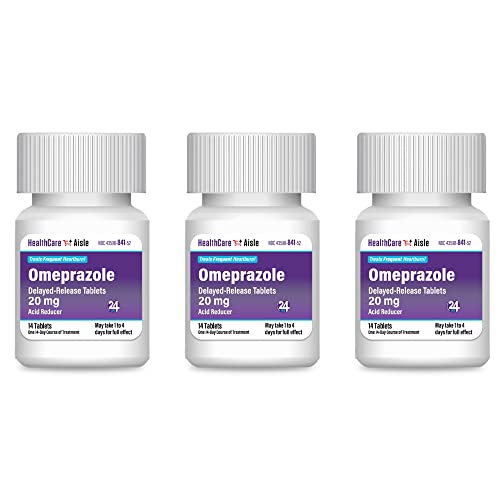 HealthCareAisle Omeprazole 20 mg - 42 Delayed-Release Tablets - Acid Reducer, Treats Frequent Heartburn - Thumbnail 4