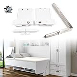 TFCFL Murphy Wall Bed Spring Mechanism Hardware Kit Horizontal Vertical Twin Bed DIY Vertical DIY Murphy Wall Bed Hardware Kit Spring Mechanism F/Horizontal Wall Bed Frames