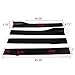 VRracing 4PCS Universal Rocker Panel Extension Splitter Lip Car Side Skirt Extension Body Kit Black