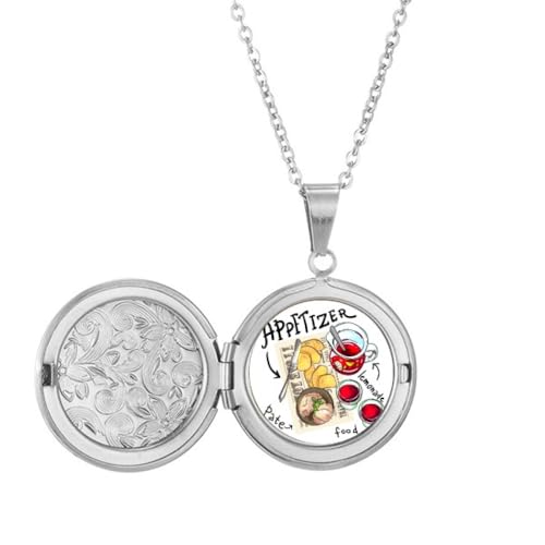 Collier médaillon limonade France de haute finition dorée