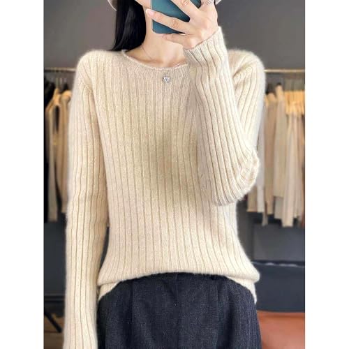 Adhdyuud Women's Ribbed Knit Sweater Soft Warm Winter Pullover Long Sleeve Slim Fit Crew Neck Cozy Knitted Sweaters by Adhdyuud - Image 6