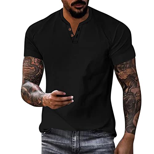 2026 - Männer Sommer Casual Hemd Bluse Baumwolle Leinen Bluse Kurzarm Drehen Unten Kragen Taste Mode Shirt Top Bestellen Auf Rechnung (Black, XXXXL) 2026 - Männer Sommer Casual Hemd Bluse Baumwolle Leinen Bluse Kurzarm Drehen Unten Kragen Taste Mode Shirt Top Bestellen Auf Rechnung (Black, XXXXL)