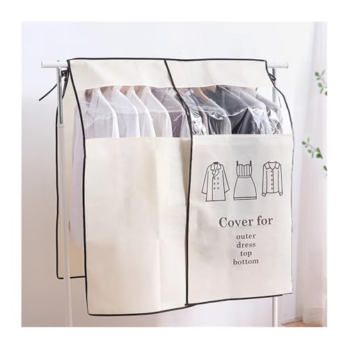 Garment Bags Household Three-dimensional Clothing Dust Cover, Suit Wedding Transparent Dust Cover, Coat Coat Protective Cover, Cloth Closet Clothing dust Cover (Color : A, Size : 90 * 110cm)