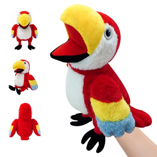YANGUN Hand Puppet, Birds Hand Puppets for kids, Plush Hand Puppet for Kids, Perfect for Storytelling, Teaching, Preschool, Birthday Gifts