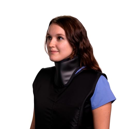 Image of Thyroid Shield /Collar with Polytron Soft Clean - Color Black - .50mm PB Light Weight Radiation Protection