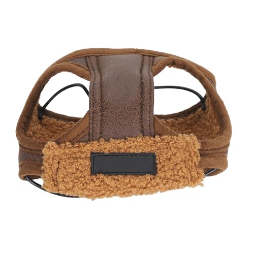 Fliegermütze für Hunde, Weich, Warm, Modisch, Retro-Mütze mit Ohrenklappe für Kaltes Wetter, für den Täglichen Gebrauch (L)