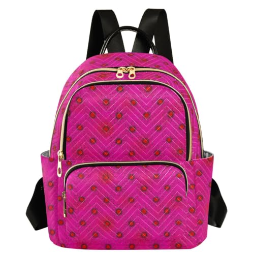 Mochila para mujer de poliéster suave con lindo diseño de margarita S