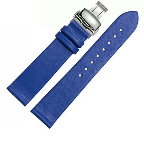 Bracelet de montre en cuir grain uni et souple de haute manufacture