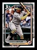 2024 Bowman #44 Lawrence Butler RC Rookie Card Oakland Athletics Official MLB Baseball Card in Raw (NM or Better) Condition