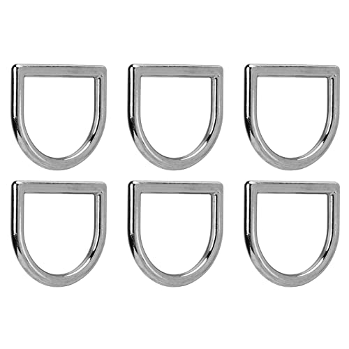 Anneaux en D boucle en métal finitions or et argent pour finitions de maroquinerie haut de gamme