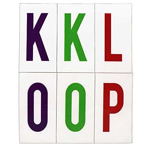 104PCS Cinematic Light Up Color Sign Extra Letter