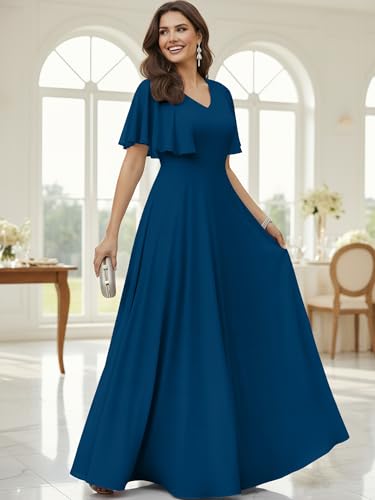 Image of KOH KOH Womens Long Elegant Bridesmaid Evening Cocktail Modest Maxi Dress