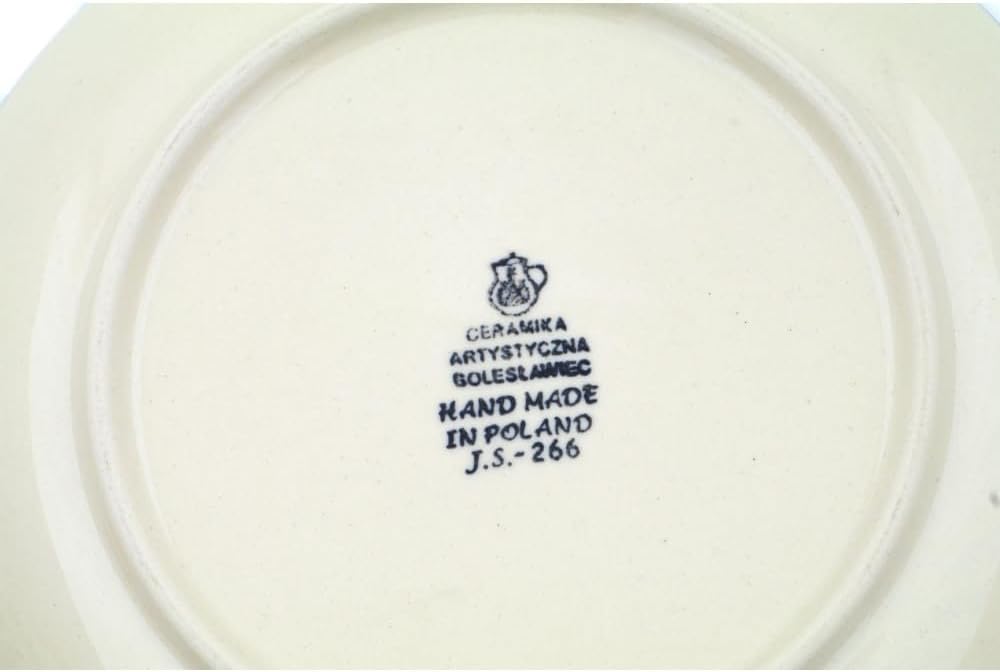 Polmedia Polish Pottery Cheese Lady - Pineapple Paradise Pattern Handmade in Boleslawiec Poland by Ceramika Artystyczna + Certificate of Authenticity