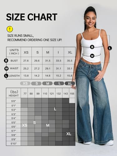 Image of 2 Pack Womens Cami Tank Scoop Neck Spaghetti Strap Tank Tops Basic Tight Camisole Shirts