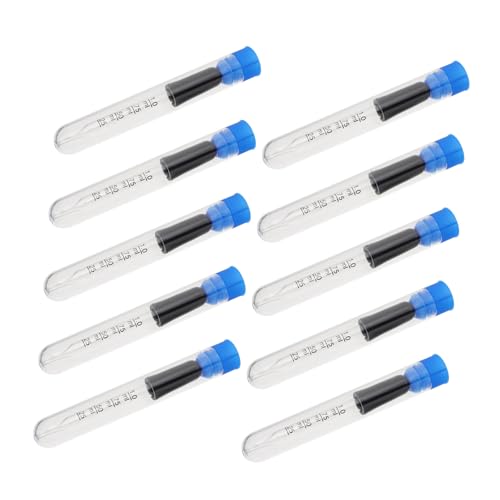 PRETYZOOM Straight Tip Laboratory Droppers 10pcs 1ml Glass Pipettes for Essential Oils Pigments Random Color