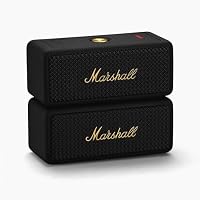 Marshall Emberton II Portable Bluetooth Speaker, Black & Brass — image 10