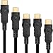 Produktbild Volutz Schnellladekabel USB C Kabel auf USB (5er Pack 3m+2m+2x1m+0.3m) Nylon Ladekabel für Geräte wie Galaxy 10/S9/S8+, Nintendo Switch, Apple iPad Pro, Huawei 6P P30/P20, LG Nexus 5X, Equilibrium+