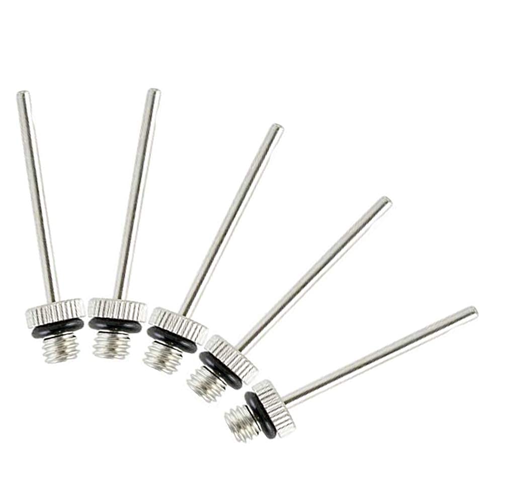 Fit City Care India Stainless Steel Inflating Pump Needle Pin Nozzle Soccer, Basketball, Football, Volleyball| Inflatable Air Valve Adaptor (Pack of 5 Needle) (B099KGKHRC) Amazon Price History, Amazon Price Tracker
