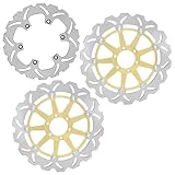 TARAZON avant arrière Disques de frein pour Yamaha FZR 1000 exup 90–95 FZR 1000 Genesis 87 88 89 Or Set