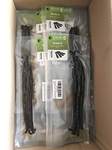 Vanilla Beans Tahitian Grade A Gourmet for Extract, Cooking and Baking 6"-7" (6 ea) by FITNCLEAN VANILLA| Fresh NON-GMO Natural Raw - Thumbnail 7